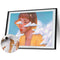 Hand Painted on Canvas DIY Cloud Girl Oil Paint By Numbers Drawing Kit Ornaments