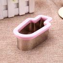 Stainless Steel Creative Ice-lolly Shape Watermelon Cutter Spoon Mode Pink