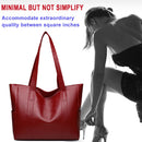 PU Leather Shoulder Handbag Solid Large Capacity Women Handbag Top-handle Bags