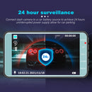 4 inch IPS Touch Screen Car Video Recorder Dual Lens 1296P HD Recording Dash Cam