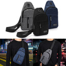 Headset Business Casual Light Shoulder Pack Pocket Bag Sling Backpack Chest Bag