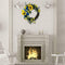 Ukrainian Sunflower Wreath Artificial Flowers Wreaths Front Spring Garland S8M5