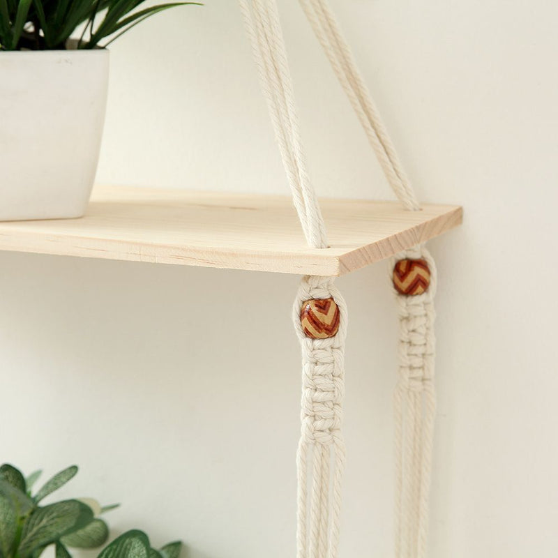 Decoration Hanging Basket Plants Holder Basket Flower Pot Hanging Cotton Rope