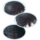 Women Ladies Fashion Curly Wavy Medium Length 23" Long Hair Black Synthetic G6B0