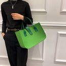 Women Fashion Felt PU Leather Shoulder Bag Lady All-match Phone Small Tote Bag