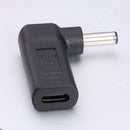 90 Degree USB-C Type-C Female to 4.5x3.0mm DC Male Plug Converter for Dell