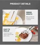 Frying Shovel Stainless Steel Steak BBQ Tongs Frying Fish Eggs Household Tools
