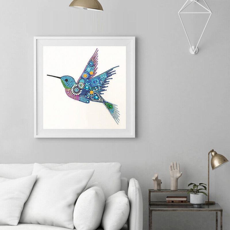 Hummingbird Owl 5D Part Drill Special Shaped Kit DIY Diamond Painting Ornam