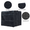 Water Tank Protective Cover IBC Container Waterproof Dust Sunscreen (Black)