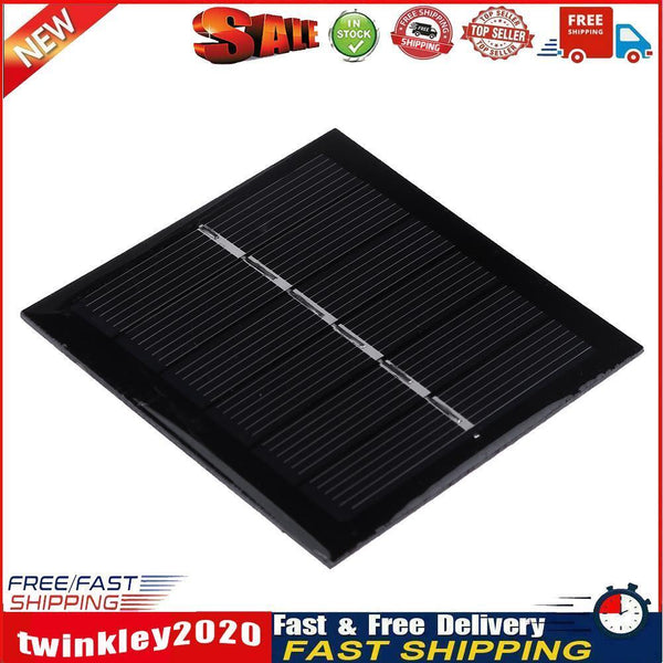 3V 0.6W Solar Panel Epoxy Polycrystalline Silicon DIY Battery Power Charge Newly
