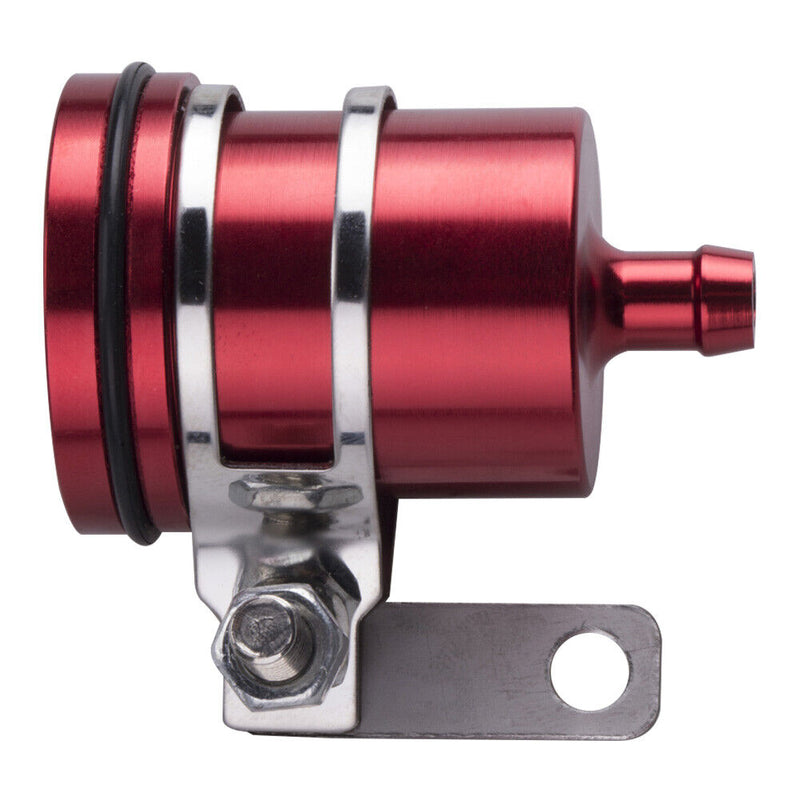 Universal Motorcycle Brake Fluid Reservoir Clutch Tank Oil Fluid Cup (Red) Newly