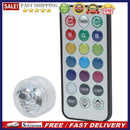 3LED RGB Waterproof Submersible Light Underwater Night Lamp with Remote Con