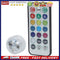 3LED RGB Waterproof Submersible Light Underwater Night Lamp with Remote Con