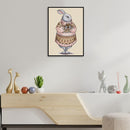 Partial Embroidery DIY Sweater Rabbit 14CT Stamped Kit Cross Stitch Craft