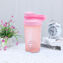 500ML Water Shaker Cup Outdoor Travel Sports Water Bottle Drinkware (Pink) Newly