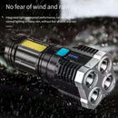 Portable COB Flashlight Hand Torch for Outdoor Household Camping Hiking Fis