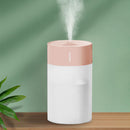 260ml Air Humidifier Ultrasonic Small Aroma Essential Oil Diffuser (Pink)