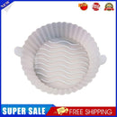 Silicone Air Fryer Liner Non-Stick Fryer Basket Steamers Oil Mat (White)