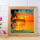 5D DIY Diamond Painting Cup Landscape Full Round Drill Mosaic Kit Wall Picture