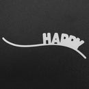 Happy Christmas Metal Punch Stencil for DIY Scrapbooking Photo Album Card Bast