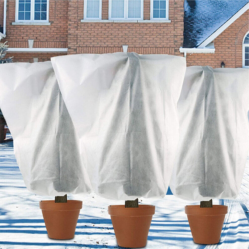 Tree Shrub Plant Protection Cover Fabric for Winter Plant Against Cold (L)