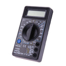 LCD Digital Multimeter Tester Meter Voltmeter Ammeter Ohm DT830B Black
