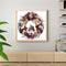 Oil Paint By Numbers Picture DIY Painting Wreath Flower Drawing on Canvas