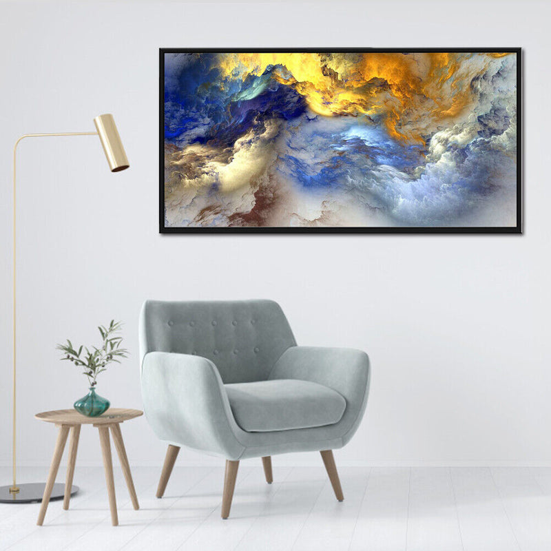 5D DIY Diamond Painting Full Round Drill Color smoke Picture of Rhinesto