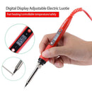 Digital Temperature Adjustable Electric Soldering Iron Tin Welding Pen (EU)