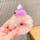 Rabbit Hair Accessories Ponytail Holder Plush Hair Ring Hair Tie Hair Band