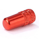 Aluminum Alloy Bicycle Tire Gas Nozzle Valve Cap Cycling Dust Cover (Red) Newly