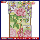 14CT Stamped Cross Stitch Kits DIY Flowers Mosaic Artwork for Home Decor Gift