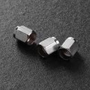 10pcs Chrome Copper Car Motorcycle Wheel Tire Valve Stem Caps Dust Covers Newly