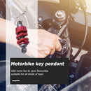 Motorbike Shock Absorber Shaped Keyring Motorcycle Key Hanging Decoration Gif