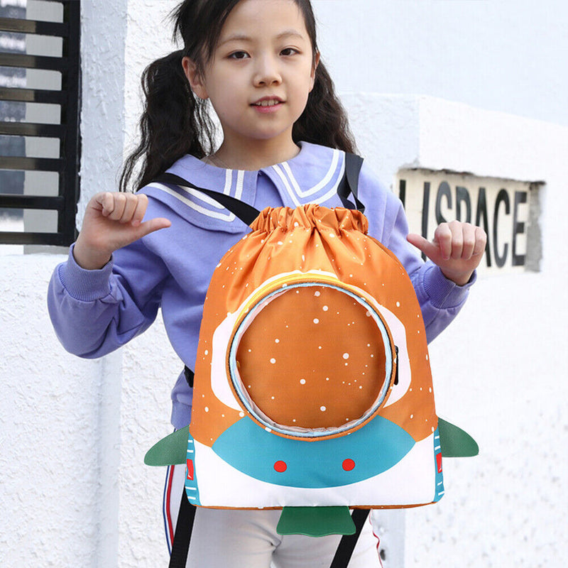 Children Waterproof Swimming Backpack Boys Girls Adjustable Sports Dry Wet Bags