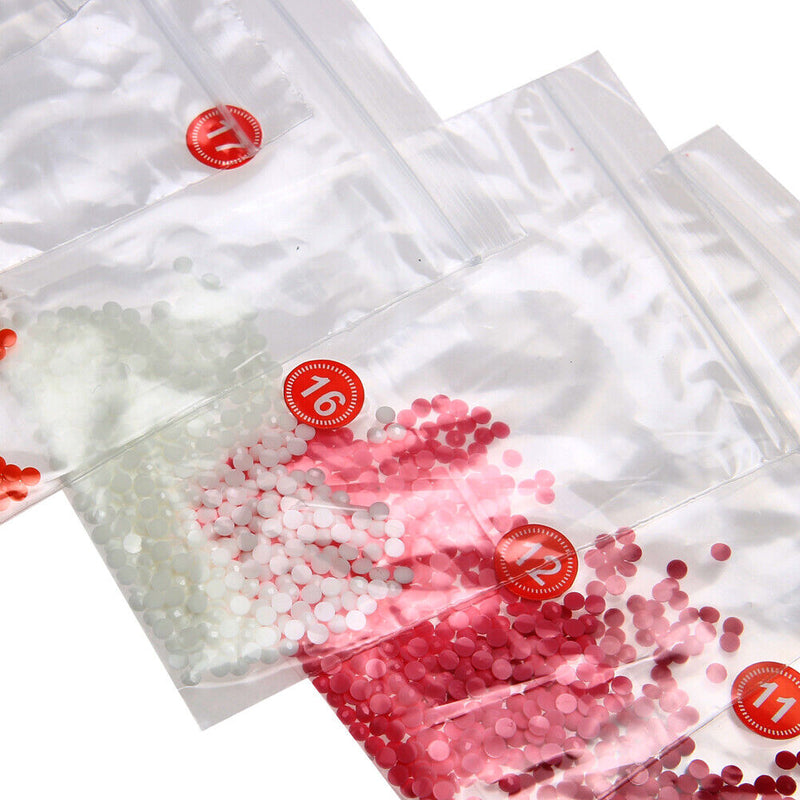 5D DIY Round Drill Diamond Painting Colorful Cat Cross Stitch Embroidery Newly