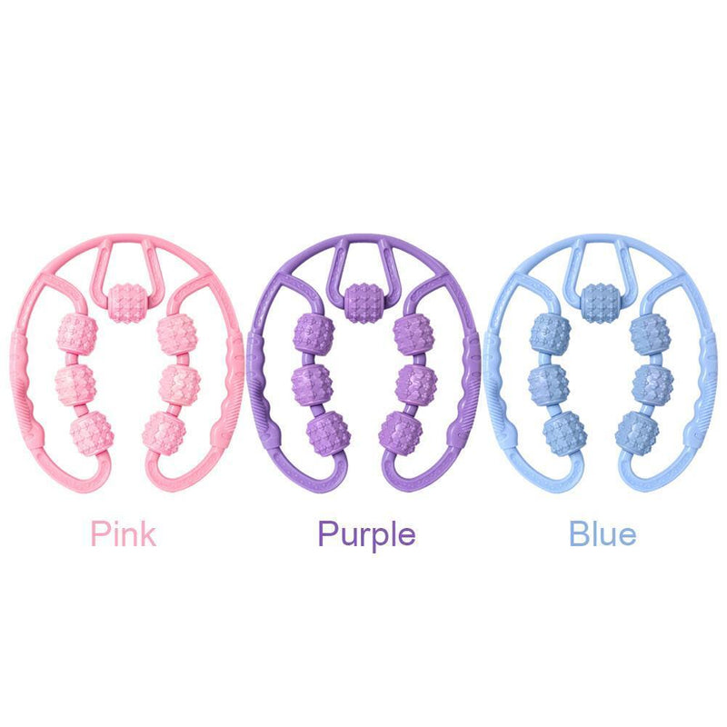 Trigger Point Relieve Muscle Roller Calf Leg Arm Pilates Massager (Purple)