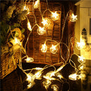 LED Star Moon String Light Eid Mubarak Ramadan Fairy Islam Muslim Party Decor