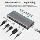 SOBW 6-Port USB C HUB Type C 3.1 to M.2 B-Key HDMI Compatible with 4K HDMI,Type