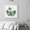 DIY Diamond Painting Kit Blue Flower Butterfly Partial Special Shape Drill