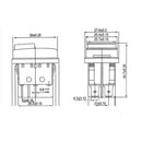 Electromagnetic Starter Push Button Switches High-Power Toggle Rocker ON/OFF