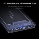 USB 3.1 Type C to 2.5 inch SATA HDD Case Hard Disk SSD Box External Enclosure