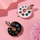 Accessories Fashion Coat Pin Rhinestone Enamel Creative Drawing Plate Brooch