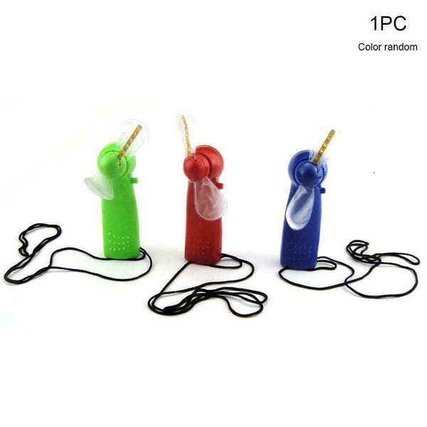 LED Mini Portable Pocket Fan Cool Air Hand Held Battery Fans Handbag Fan W8P6