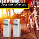 1 Pair Aluminum Alloy Bicycle Presta Tire Valve Cap Protector for MTB Road Bi
