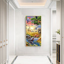 5D DIY Full Diamond Animal World Round Diamond Rhinestone Diamond Painting