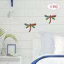 Outdoor Art Craft Sculptures Wall Decoration Metal Dragonfly Garden Backyard