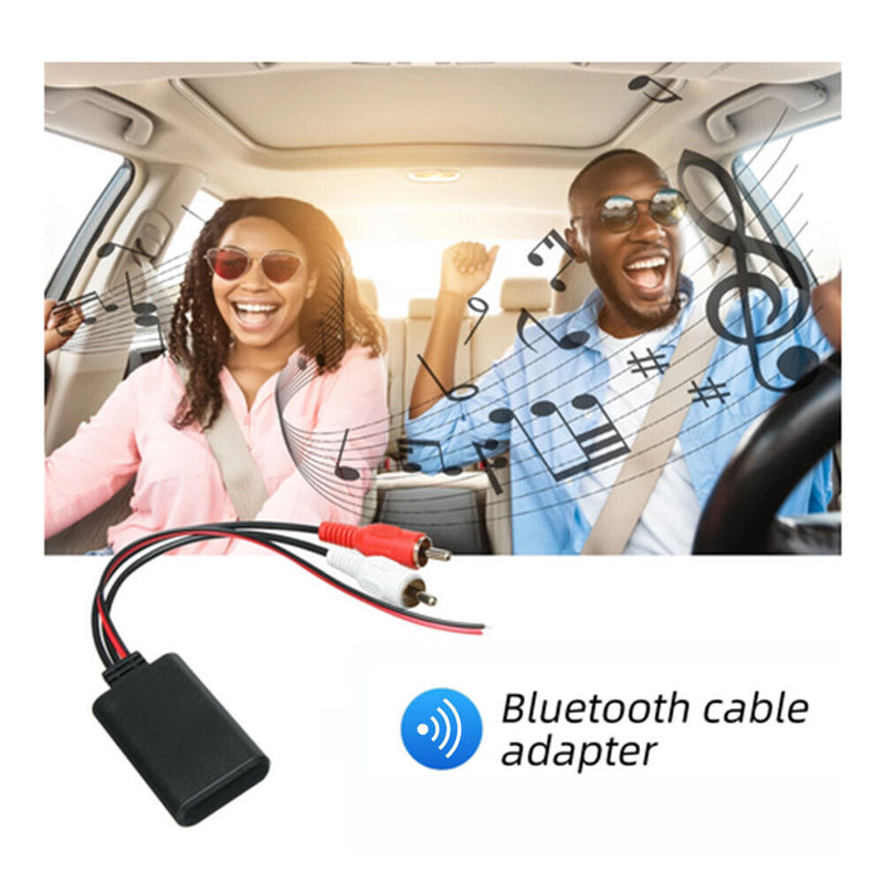AUX Adapter Wireless Bluetooth-compatible Module for 2RCA Interface Vehicles