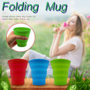 Portable Silicone Folding Mug Retractable Collapsible Anti-Drop Water Teacups