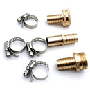 Quick Connect 5/8 Inch Garden Hose Repair Joint Set Water Pipe Repair Joint